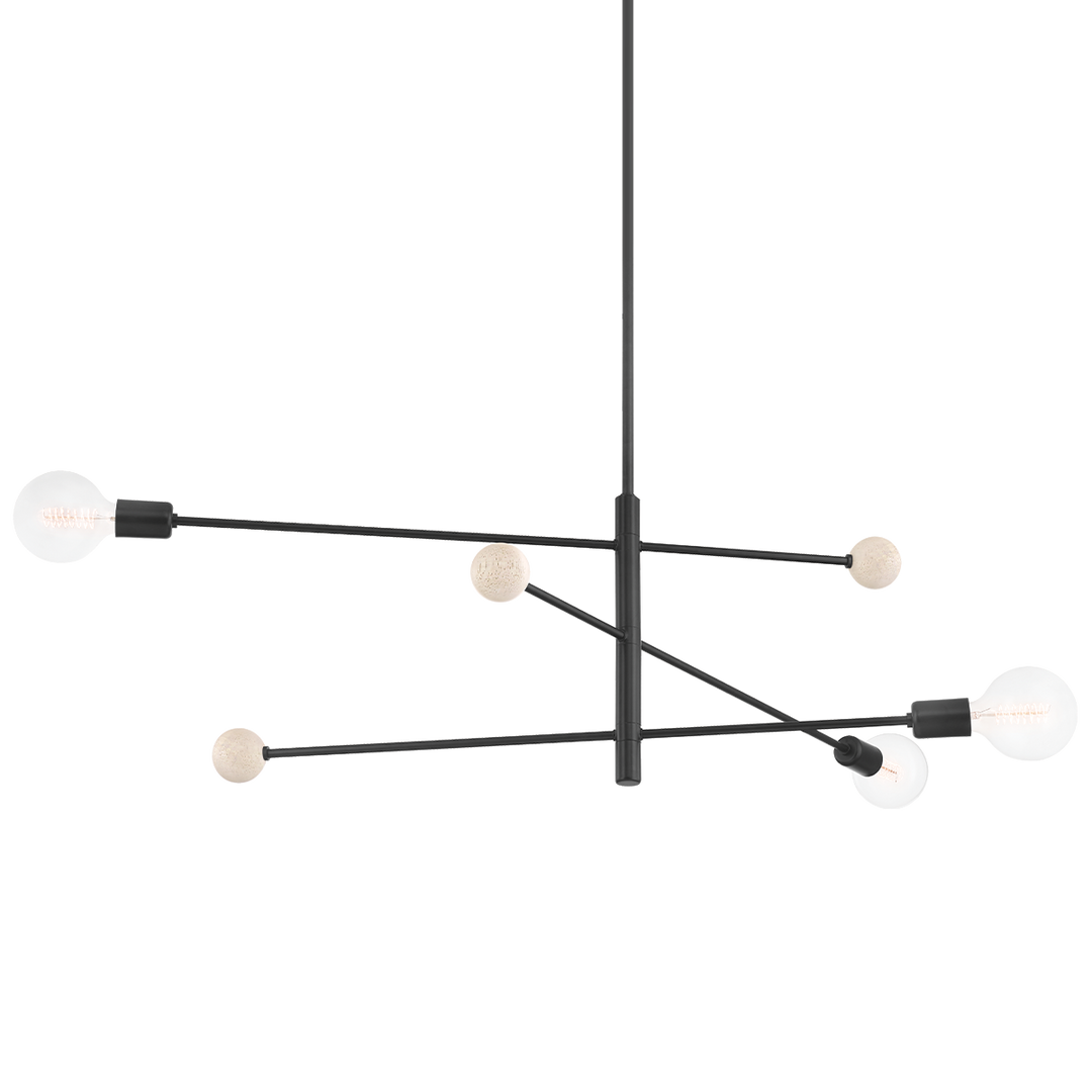 Slater 3 Light Chandelier-Mitzi-HVL-H491803-SBK-ChandeliersSoft Black-2-France and Son