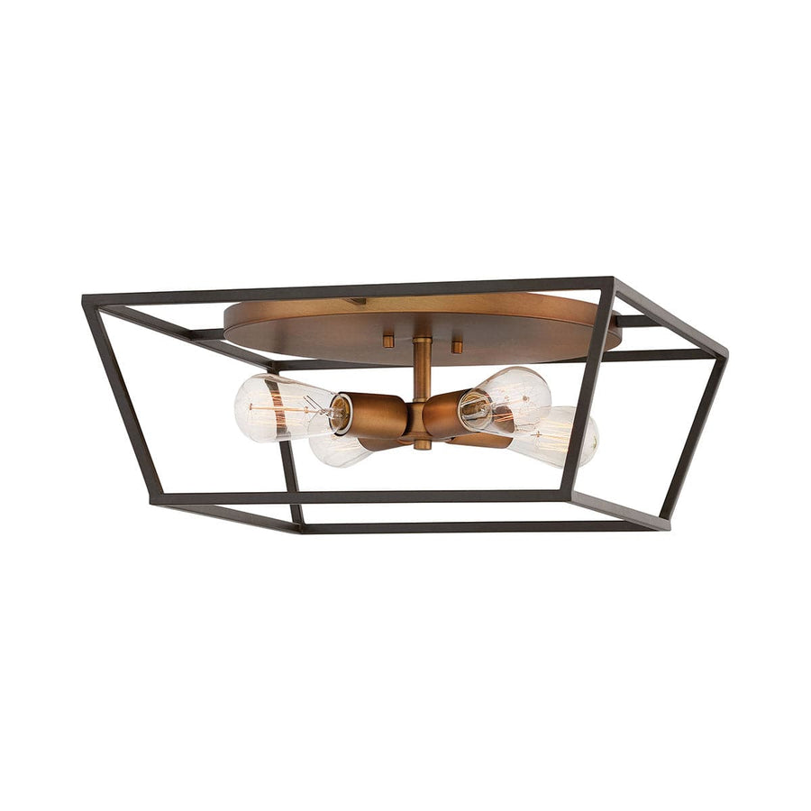 Fulton Foyer Light Ceiling Light-Hinkley Lighting-HINKLEY-3331BZ-Flush MountsBronze-1-France and Son