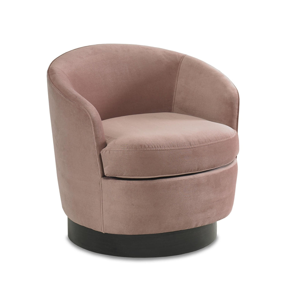 Claudia Swivel Chair-Precedent-Precedent-3333-C3-Lounge ChairsFabric-1-France and Son
