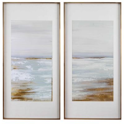 Uttermost Coastline Framed Prints, S/2-Uttermost-UTTM-33716-Wall Art-1-France and Son