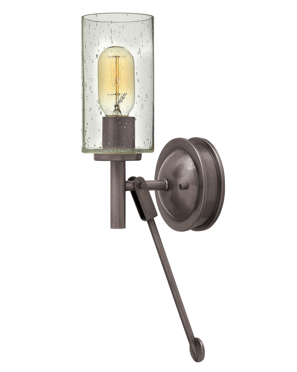 Collier - Single Light Sconce-Hinkley Lighting-HINKLEY-3380AN-Wall SconcesAntique Nickel-4-France and Son