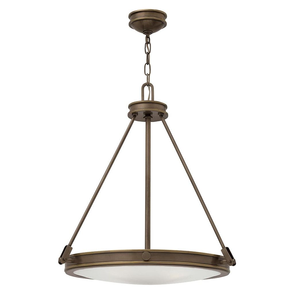 Foyer Collier - Medium Pendant-Hinkley Lighting-HINKLEY-3384LZ-PendantsLight Oiled Bronze-2-France and Son