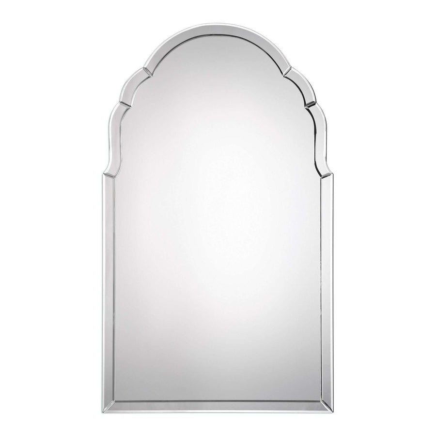 Brayden Frameless Arched Mirror-Uttermost-UTTM-09149-Mirrors-1-France and Son