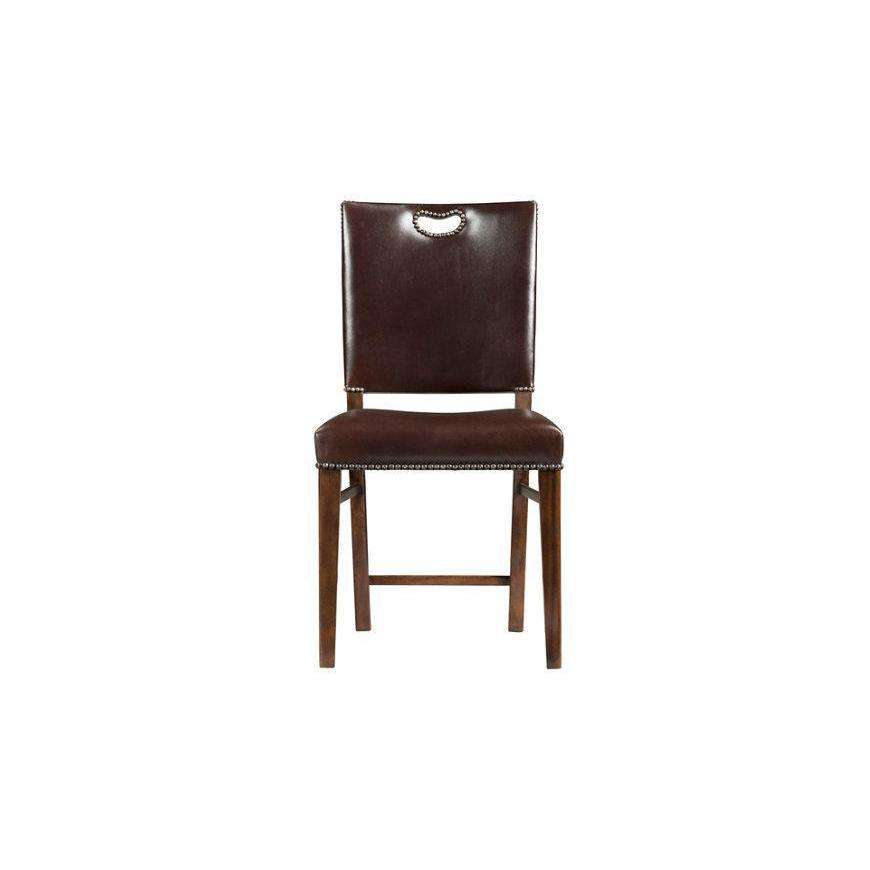 Tireless Campaign Side Chair - Set of 2-Theodore Alexander-THEO-4000-906DC-Dining Chairs-4-France and Son