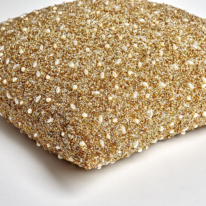 Golden Beaded Pillow-Global Views-GVSA-9.92578-Pillows-3-France and Son