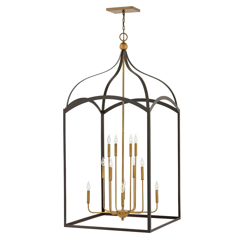 Extra Large Three Tier Open Frame-Hinkley Lighting-HINKLEY-3419BZ-ChandeliersBrass Accents-1-France and Son