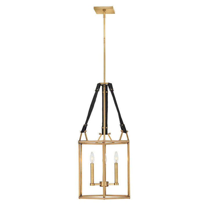 Chandelier Monroe - Small Open Frame-Hinkley Lighting-HINKLEY-34204HBR-ChandeliersHeritage Brass-1-France and Son