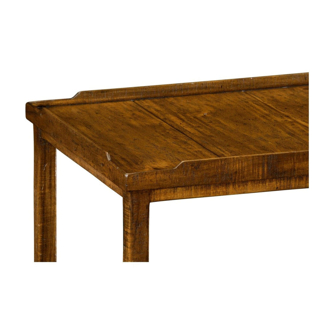 Casual Rectangular Side Table-Jonathan Charles-JCHARLES-491020-CFW-Side TablesCountry Walnut-8-France and Son