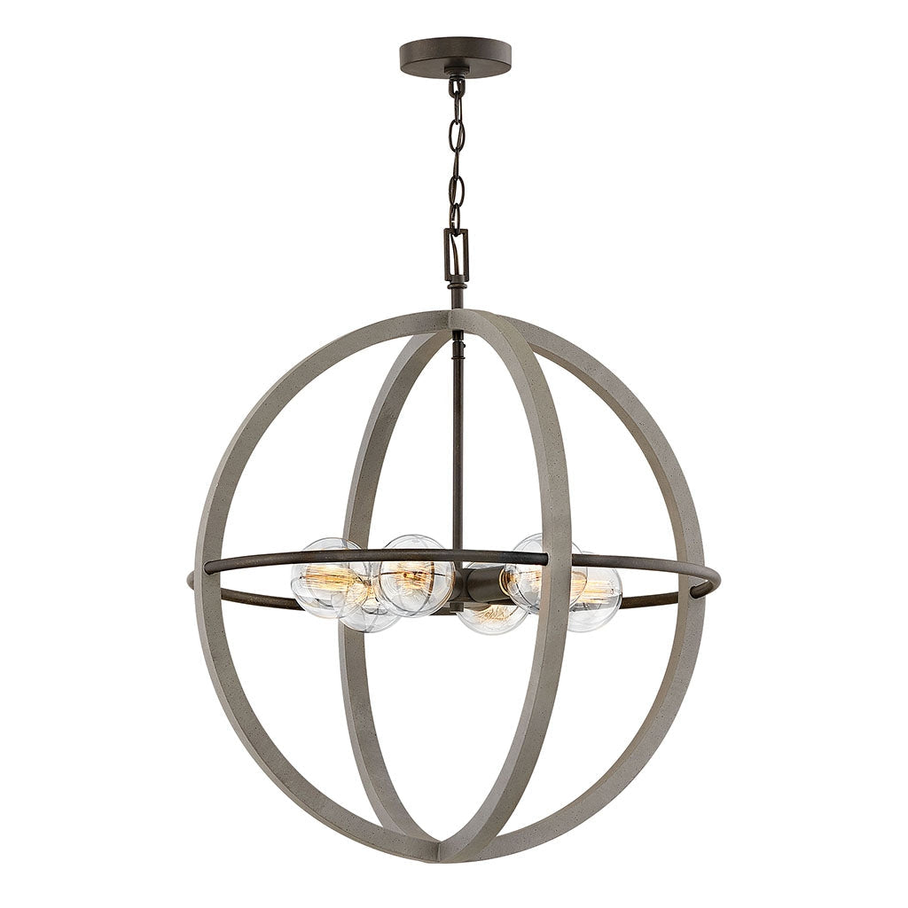 Chandelier Bodie - Medium Orb-Hinkley Lighting-HINKLEY-3426DC-Chandeliers-1-France and Son