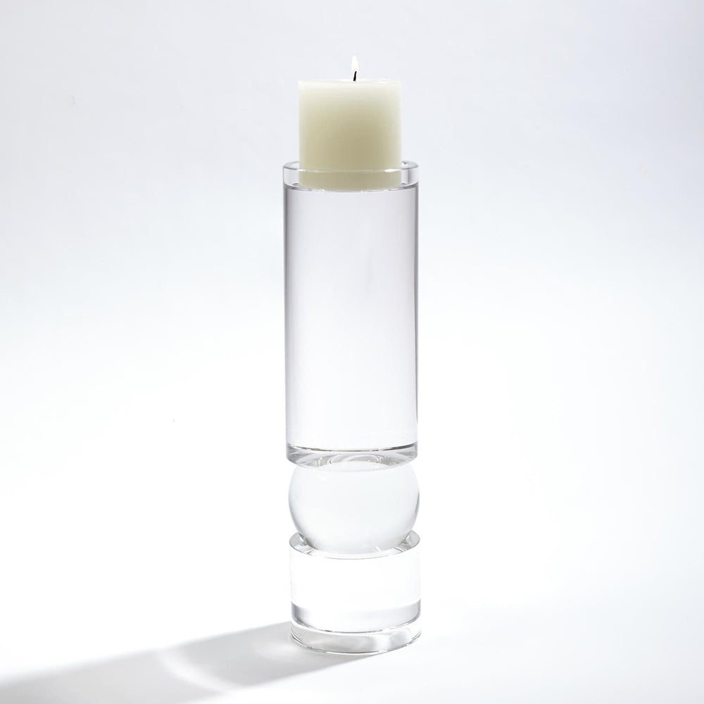 Bipolar Crystal Candle Holder - Large-Global Views-GVSA-8.81565-Candle Holders-2-France and Son