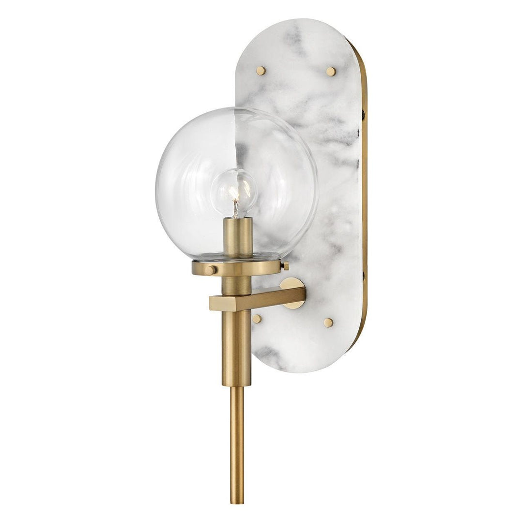 Gilda Single Light Sconce-Hinkley Lighting-HINKLEY-34590HB-Outdoor Wall SconcesBrass-4-France and Son