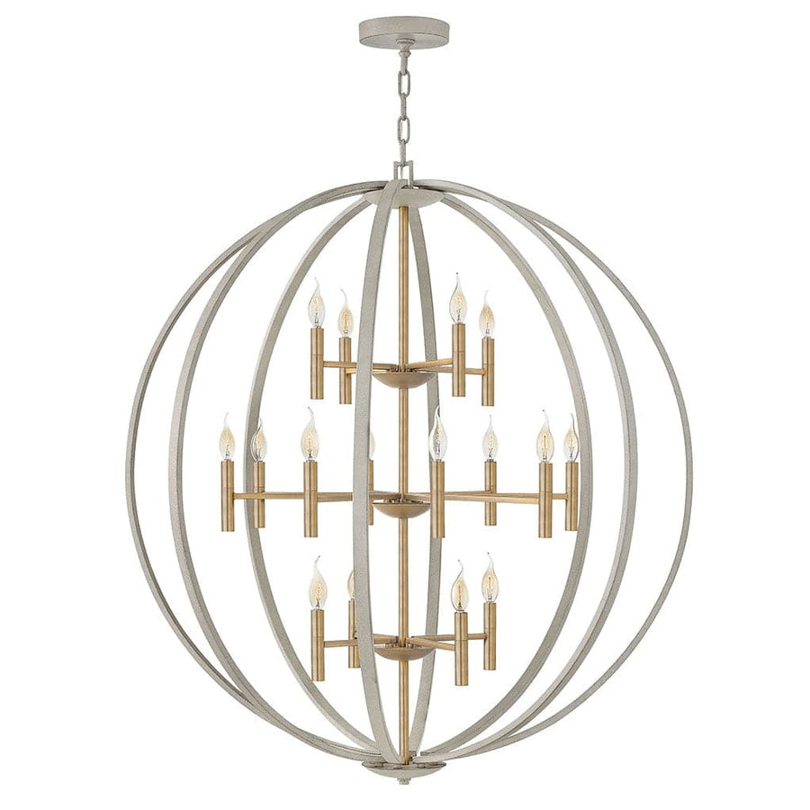 Chandelier Euclid Extra Large Three Tier Orb-Hinkley Lighting-HINKLEY-3464CG-Chandeliers-1-France and Son