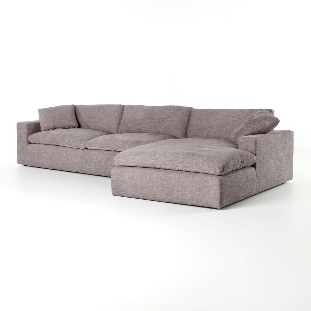 Plume 2 Pc Sectional Sofa-Four Hands-FH-105943-006-Sectionals136"-RAF-Harbor Grey-7-France and Son