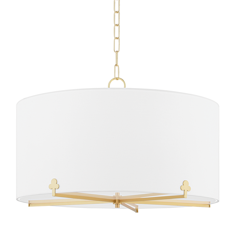 Darlene 5 Light Chandelier-Mitzi-HVL-H519805-AGB-ChandeliersAged Brass-1-France and Son