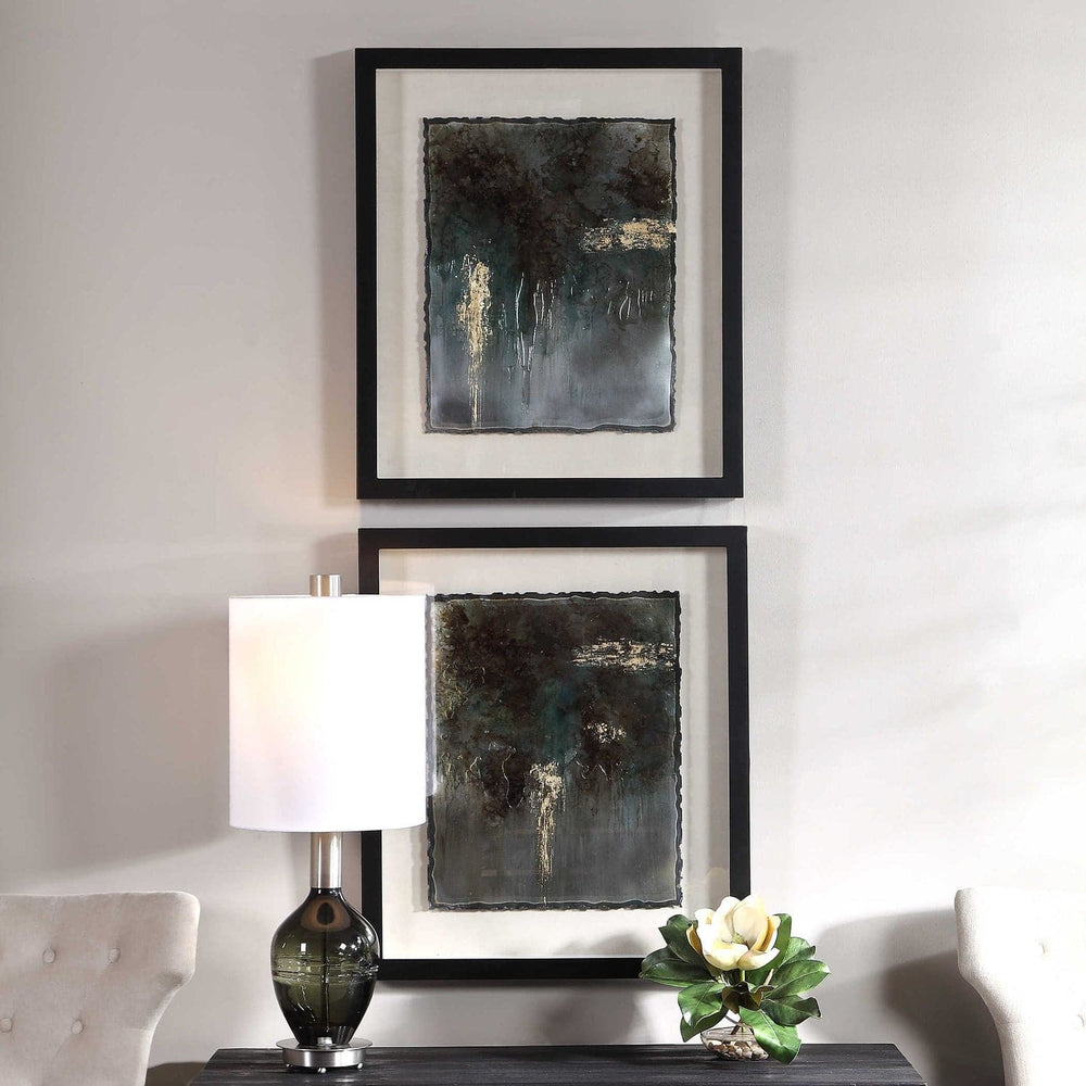 Rustic Patina Framed Prints - Set of 2-Uttermost-UTTM-35366-Wall Art-2-France and Son