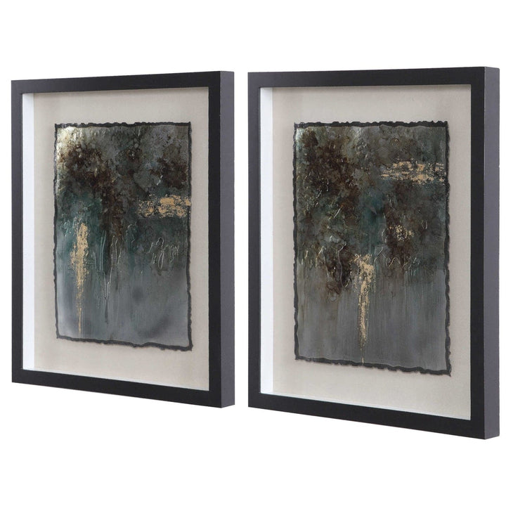 Rustic Patina Framed Prints - Set of 2-Uttermost-UTTM-35366-Wall Art-3-France and Son