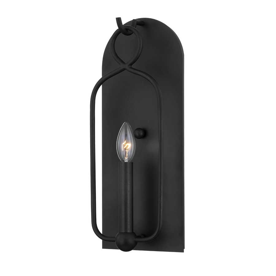Mallory 1 Light Wall Sconce-Mitzi-HVL-H512101-AI-Outdoor Wall SconcesAged Iron-1-France and Son
