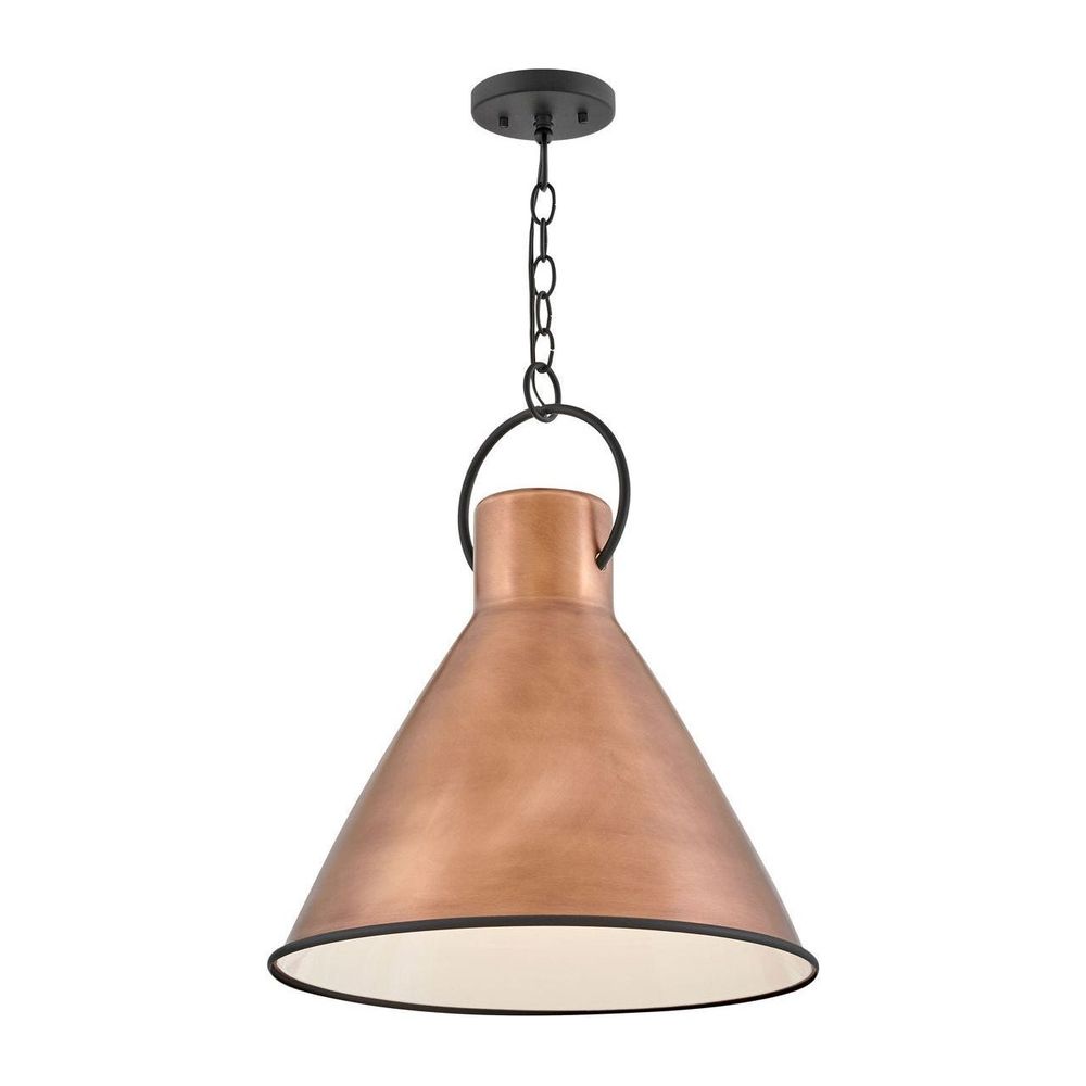 Winnie Medium Pendant-Hinkley Lighting-HINKLEY-3555AP-PendantsAntique Copper with Textured Black accents-2-France and Son