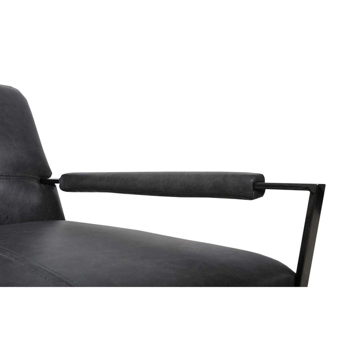 Lauren Contemporary Chair-Moroni Leather-MORONI-53701c2181-Lounge ChairsCharcoal-4-France and Son