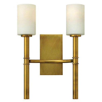 Margeaux Two Light Sconce Vintage Brass-Hinkley Lighting-HINKLEY-3582VS-Wall Lighting-1-France and Son