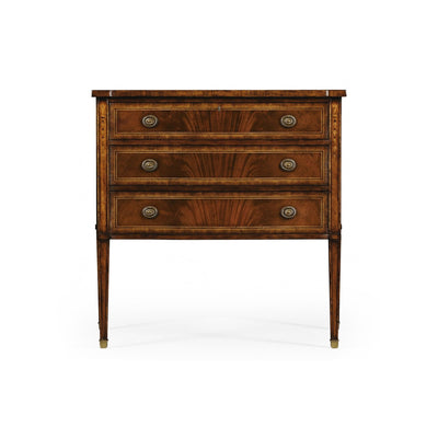 Mahogany Chest of Drawers with Raised Base-Jonathan Charles-JCHARLES-492721-MAH-Dressers-3-France and Son