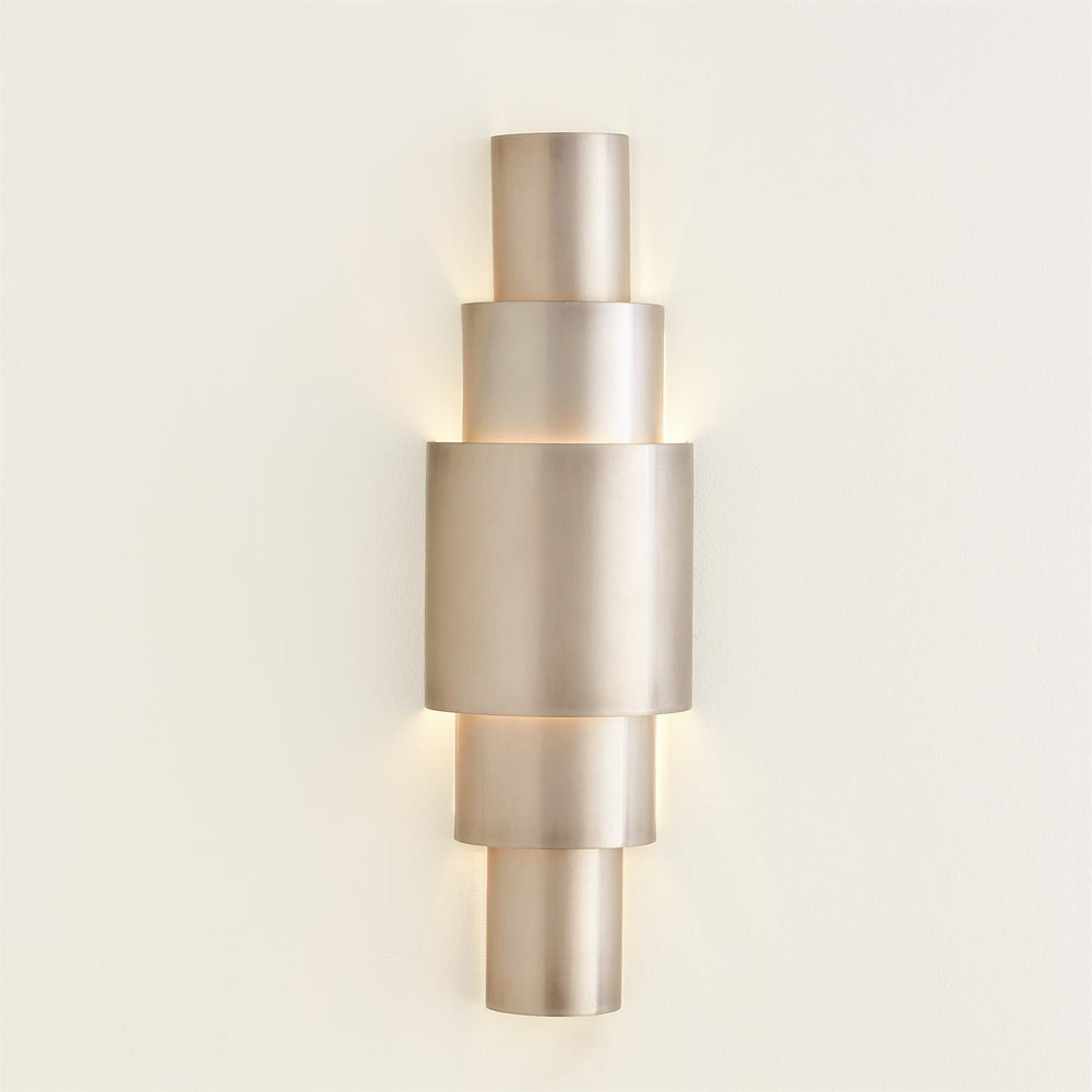 Babylon Sconce-Global Views-GVSA-7.91204-HW-Wall LightingHW-Antique Nickel-2-France and Son