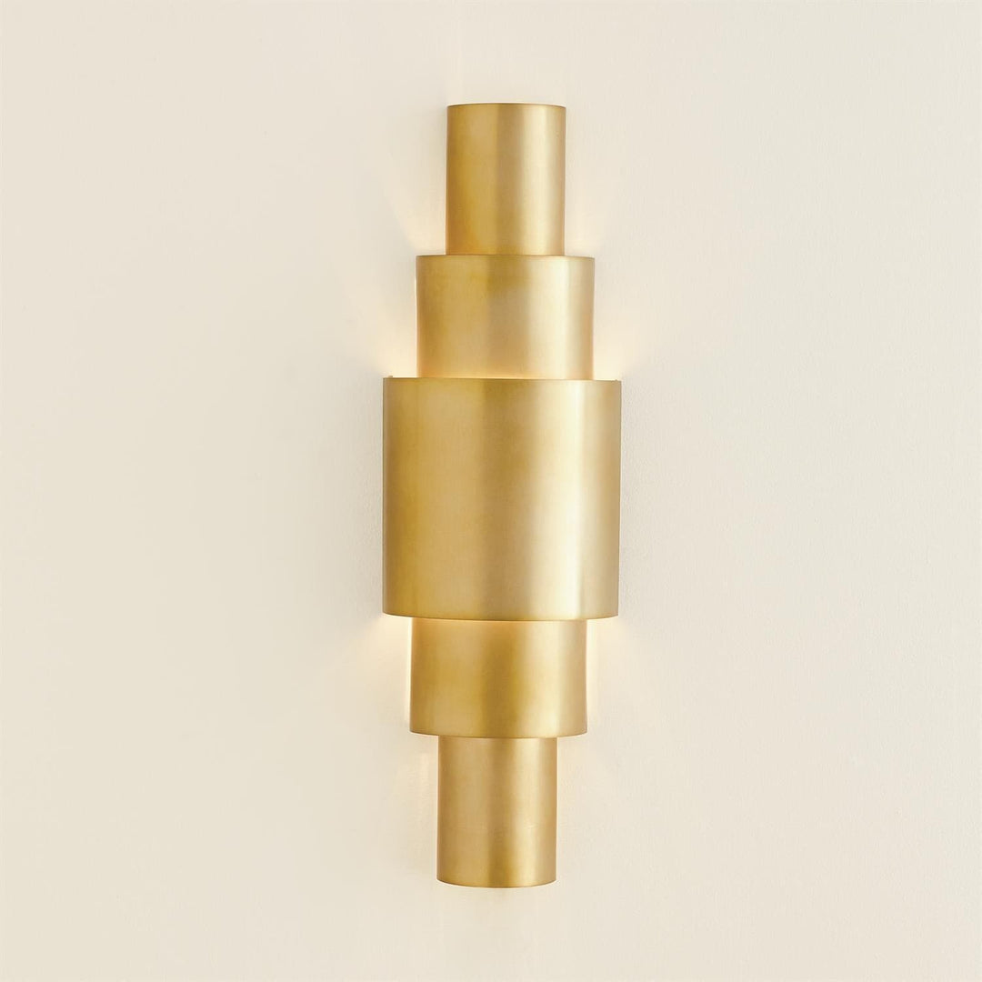 Babylon Sconce-Global Views-GVSA-7.91208-HW-Wall LightingHW-Antique Brass-3-France and Son