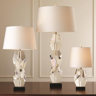 Facet Block Lamp - Double-Global Views-GVSA-8.82699-Table Lamps-3-France and Son