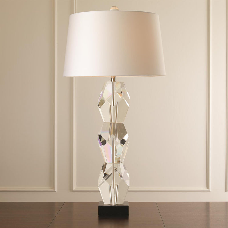 Facet Block Lamp - Triple-Global Views-GVSA-8.82698-Table Lamps-1-France and Son