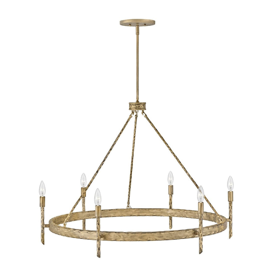 Chandelier Tress - Single Tier-Hinkley Lighting-HINKLEY-3678CPG-ChandeliersGold-Large-1-France and Son