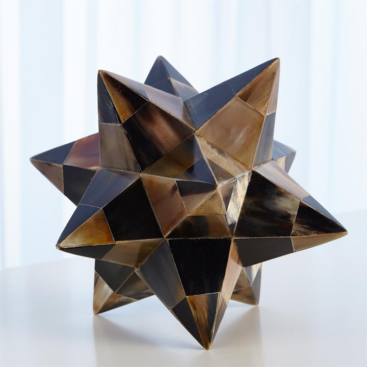 Stellated Dodecahedron-Global Views-GVSA-9.93227-DecorWhite Bone-6-France and Son