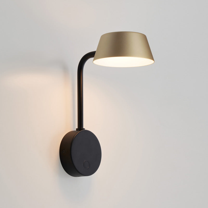 OLO Arm Wall Light-Seed Design-SEED-SLD-130WUTE-GLD-Wall LightingChampagne Gold-1-France and Son