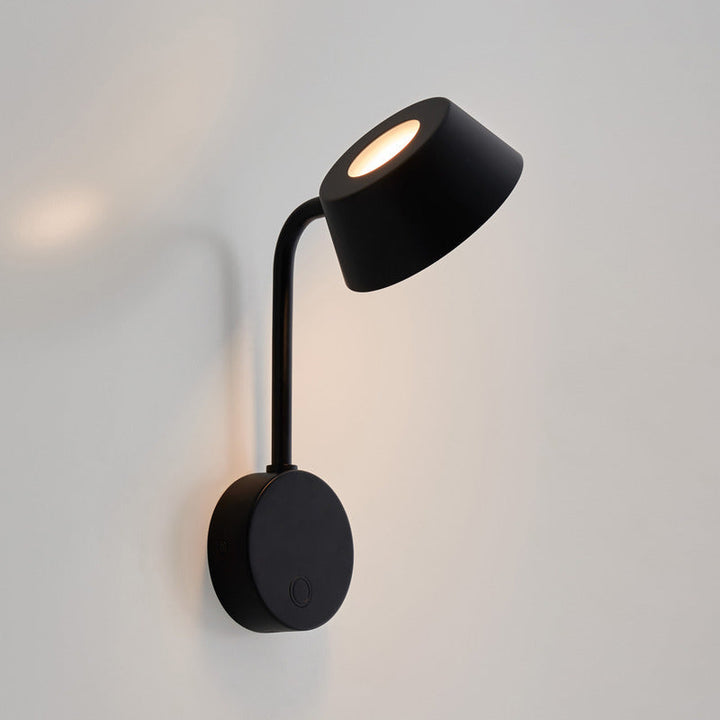 OLO Arm Wall Light-Seed Design-SEED-SLD-130WUTE-BK-Wall LightingShiny Black-3-France and Son