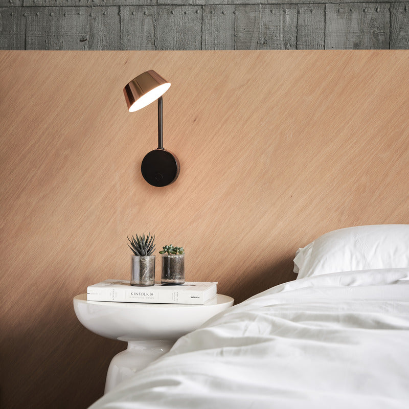 OLO Arm Wall Light-Seed Design-SEED-SLD-130WUTE-GLD-Wall LightingChampagne Gold-2-France and Son
