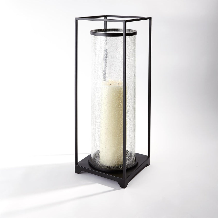 Open Cube Lantern-Tall-Global Views-GVSA-9.91301-Outdoor Post Lanterns-1-France and Son