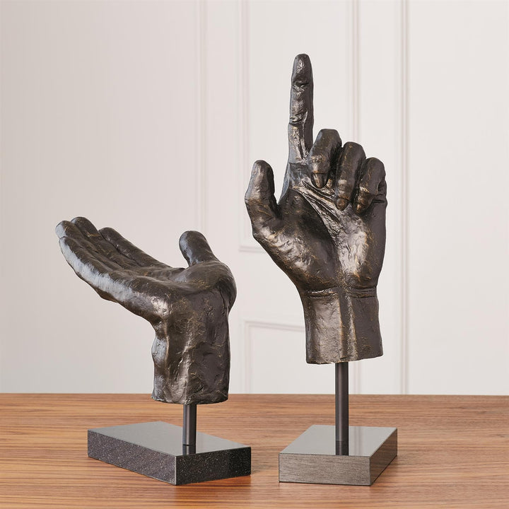 Hand Sculpture-Global Views-GVSA-8.80447-Decorative ObjectsUpward Hand-3-France and Son