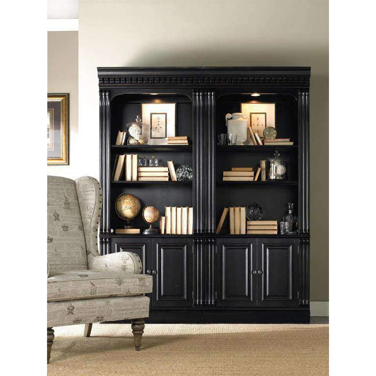 Telluride Bunching Bookcase (with Doors)-Hooker-HOOKER-370-10-446-Bookcases & Cabinets-1-France and Son