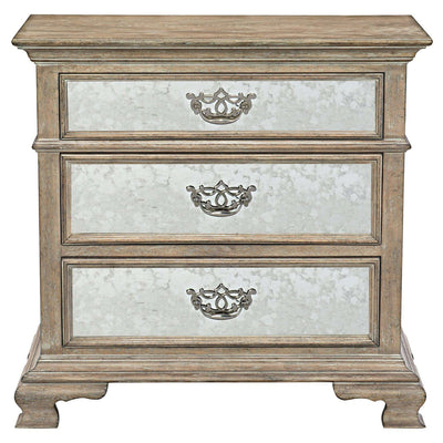 Campania Bachelor's Chest - Antiqued Mirror-Bernhardt-BHDT-370229-Nightstands-1-France and Son