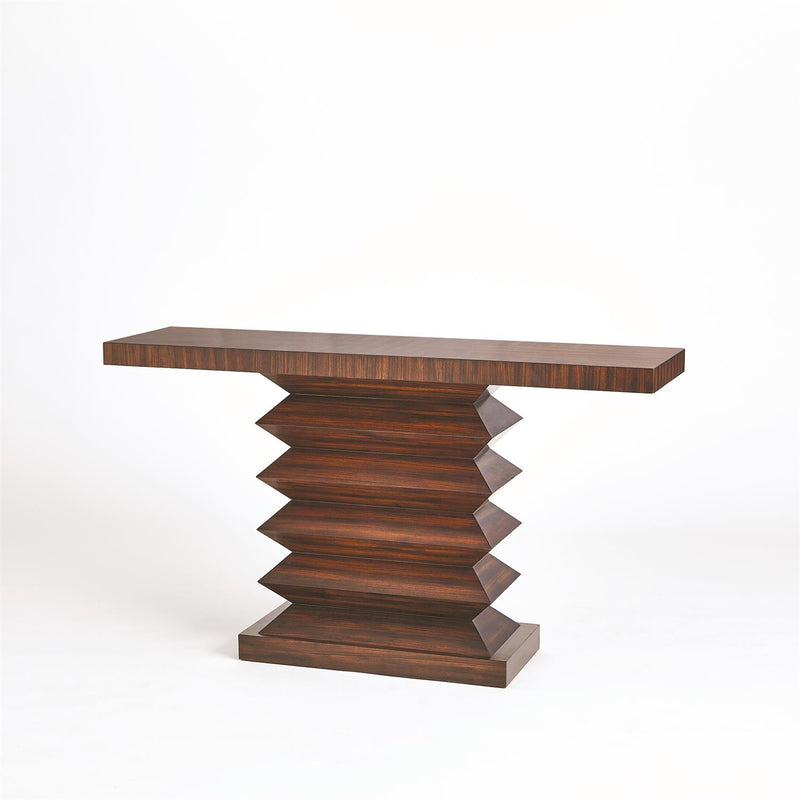 Zig Zag Console Table-Global Views-GVSA-2262-Console Tables-1-France and Son