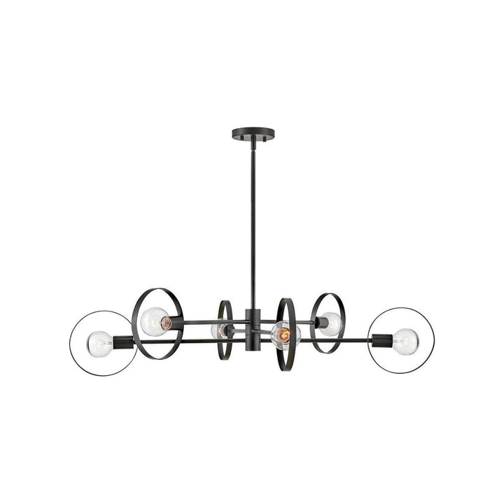 Desi Large Single Tier-Hinkley Lighting-HINKLEY-37296BK-Chandeliers-3-France and Son