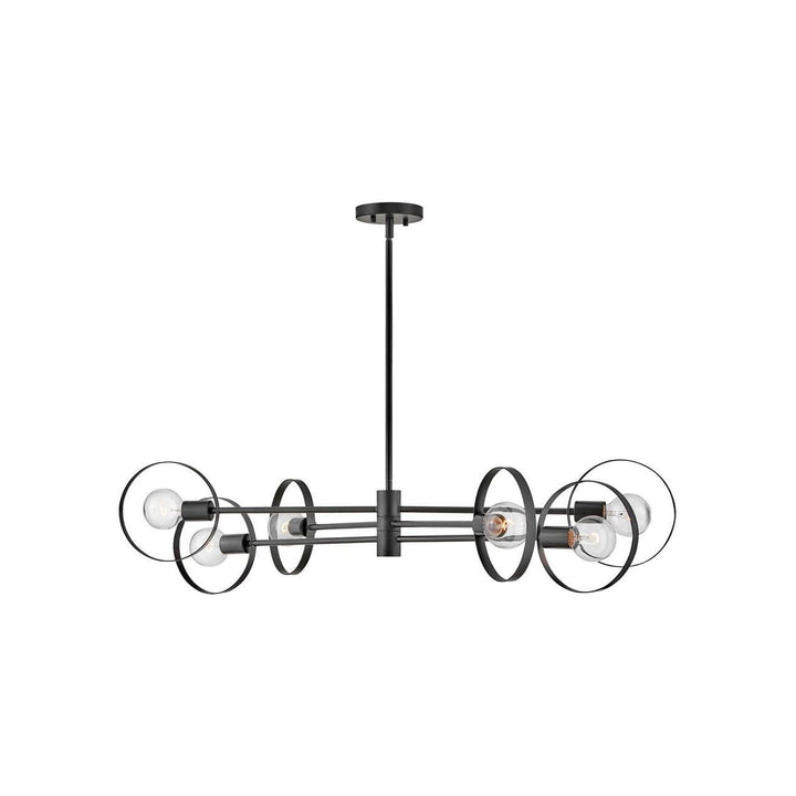 Desi Large Single Tier-Hinkley Lighting-HINKLEY-37296BK-Chandeliers-2-France and Son