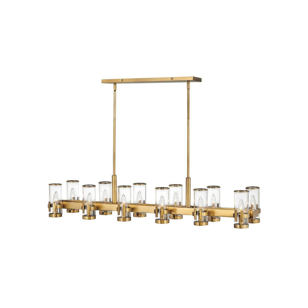 Reeve Twelve Light Linear-Hinkley Lighting-HINKLEY-38108HB-Chandeliers-1-France and Son