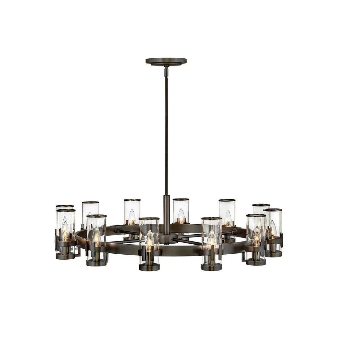 Reeve Large Single Tier-Hinkley Lighting-HINKLEY-38109BX-ChandeliersBlack Oxide-1-France and Son