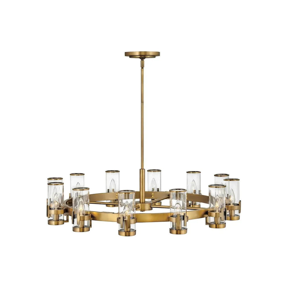 Reeve Large Single Tier-Hinkley Lighting-HINKLEY-38109HB-ChandeliersHeritage Brass-2-France and Son