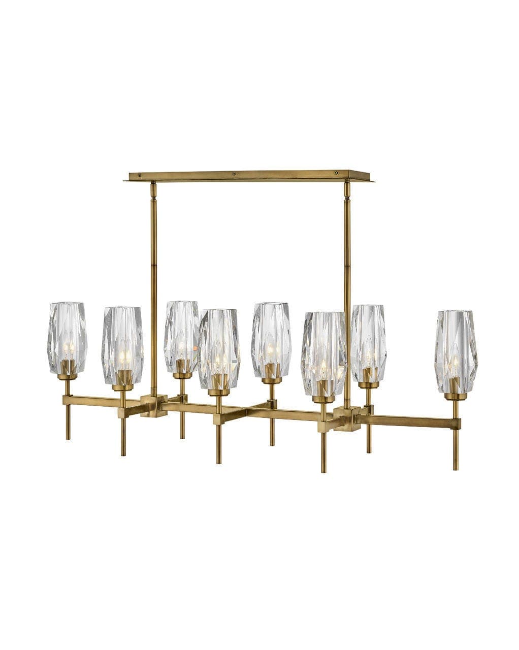 Ana Eight Light Linear-Hinkley Lighting-HINKLEY-38256HB-ChandeliersHeritage Brass-3-France and Son