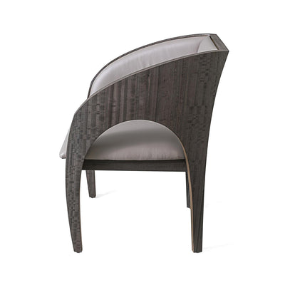 Arches Dining Chair - Grey Leather-Global Views-GVSA-DJ2.20003-Dining Chairs-4-France and Son