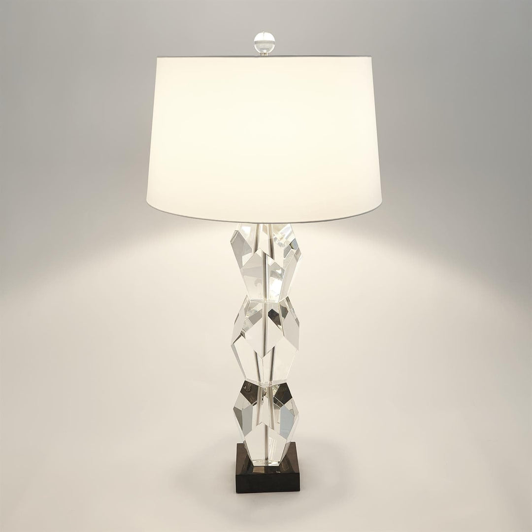 Facet Block Lamp - Triple-Global Views-GVSA-8.82698-Table Lamps-2-France and Son