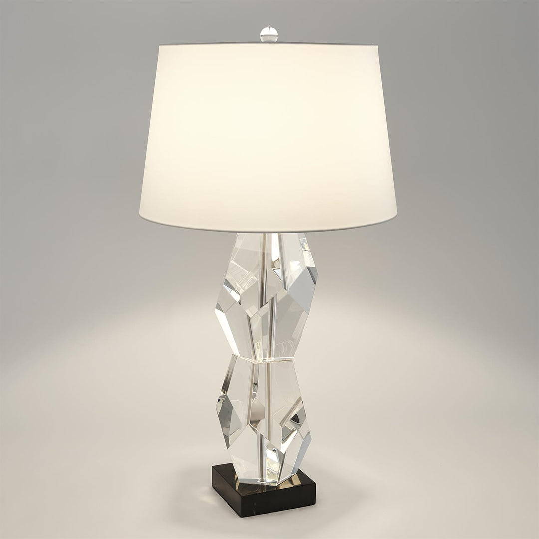 Facet Block Lamp - Double-Global Views-GVSA-8.82699-Table Lamps-1-France and Son