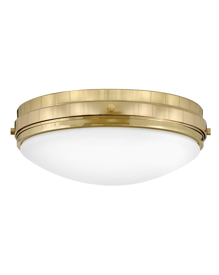 Foyer Oliver - Medium Flush Mount-Hinkley Lighting-HINKLEY-39053BBR-Flush MountsBright Brass-3-France and Son