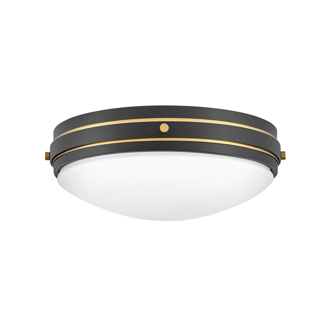 Foyer Oliver - Medium Flush Mount-Hinkley Lighting-HINKLEY-39053BK-Flush MountsBlack-1-France and Son